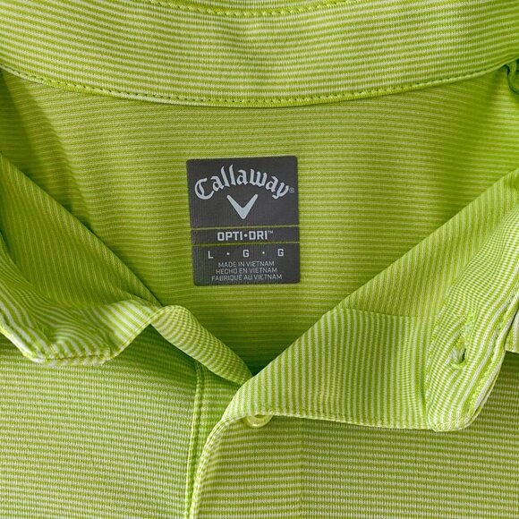 Callaway Short Sleeve Opti Dri Golf Polo Shirt Men's Large NEW - Picture 6 of 8